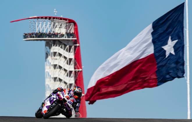 Bilder des Jahres 2023, Sport 04 April Sport Themen der Woche KW15 Sport Bilder des Tages April 16, 2023, Austin, Texas, U.S: Rider 5 JOHANN ZARCO Prima Pramac Racing during the early morning Sunday warm ups over turn 10. Austin U.S. - ZUMAm147 20230416_zap_m147_004 Copyright: xHossxMcBainx