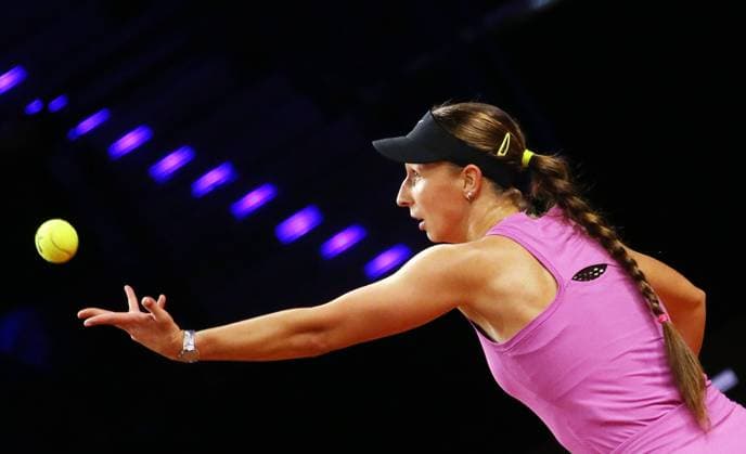 17.04.2023, Deutschland, Stuttgart, Porsche Tennis Grand Prix 2023, Tamara Korpatsch (GER)