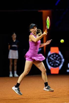 Tamara Korpatsch (GER) vs Cristina Bucsa (ESP) im Bild Tamara Korpatsch (GER) Porsche Tennis Grand Prix GP Stuttgart 2023, Billie Jean King Cup, Porsche-Arena, 17.04.2023 Porsche Tennis Grand Prix GP Stuttgart 2023 Porsche-Arena, 17.04.2023 Stuttgart Copyright: xEibner-Pressefoto RogerxBuerkex EP_EER