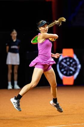 Tamara Korpatsch (GER) vs Cristina Bucsa (ESP) im Bild Tamara Korpatsch (GER) Porsche Tennis Grand Prix GP Stuttgart 2023, Billie Jean King Cup, Porsche-Arena, 17.04.2023 Porsche Tennis Grand Prix GP Stuttgart 2023 Porsche-Arena, 17.04.2023 Stuttgart Copyright: xEibner-Pressefoto RogerxBuerkex EP_EER