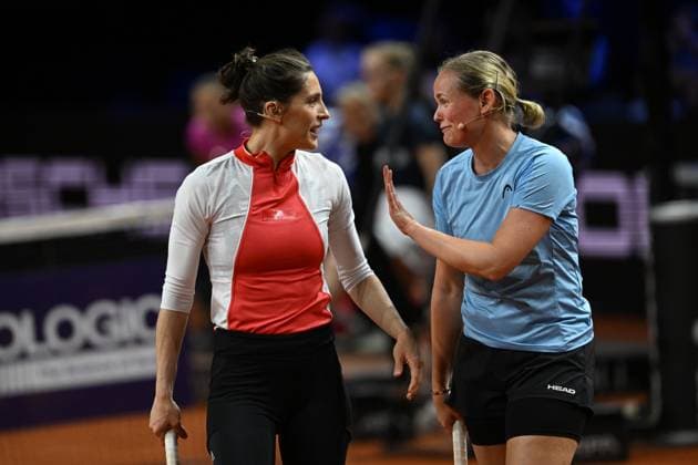 Porsche Tennis Grand Prix Andrea Petkovic, GER, Anna-Lena Herzgerodt, GER