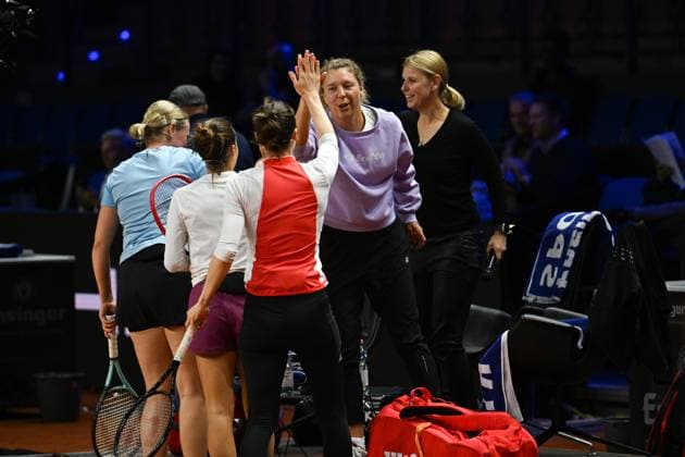 Porsche Tennis Grand Prix Anna-Lena Friedsam, GER, Anke Huber, GER