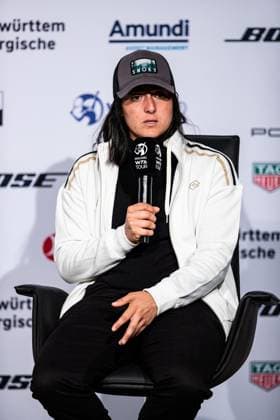 Ons Jabeur im Interview Weltrangliste 4 Porsche Tennis Grand Prix GP Stuttgart 2023, Billie Jean King Cup, Porsche-Arena, 18.04.2023 Porsche Tennis Grand Prix GP Stuttgart 2023 Porsche-Arena, 18.04.2023 Stuttgart Copyright: xEibner-Pressefoto RogerxBuerkex EP_EER