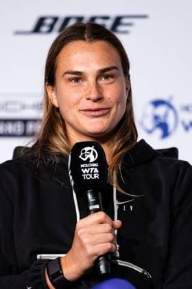 Aryna Sabalenka (RUS) im Interview Weltrangliste 2 Porsche Tennis Grand Prix GP Stuttgart 2023, Billie Jean King Cup, Porsche-Arena, 18.04.2023 Porsche Tennis Grand Prix GP Stuttgart 2023 Porsche-Arena, 18.04.2023 Stuttgart Copyright: xEibner-Pressefoto RogerxBuerkex EP_EER