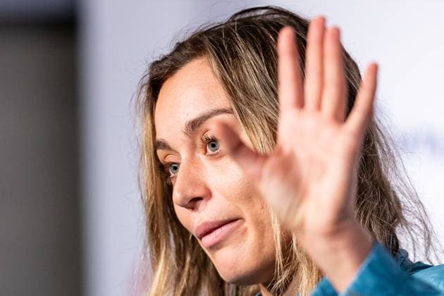 Paula Badosa (ESP) im Interview Porsche Tennis Grand Prix GP Stuttgart 2023, Billie Jean King Cup, Porsche-Arena, 18.04.2023 Porsche Tennis Grand Prix GP Stuttgart 2023 Porsche-Arena, 18.04.2023 Stuttgart Copyright: xEibner-Pressefoto RogerxBuerkex EP_EER