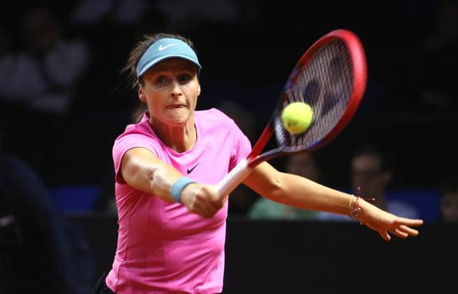 18.04.2023, Deutschland, Stuttgart, Porsche Tennis Grand Prix 2023, Tatjana Maria (GER)
