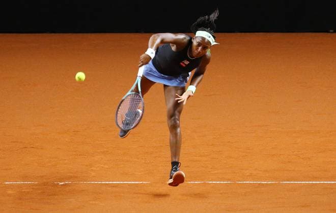 19.04.2023, Deutschland, Stuttgart, Porsche Tennis Grand Prix 2023, Coco Gauff (USA)
