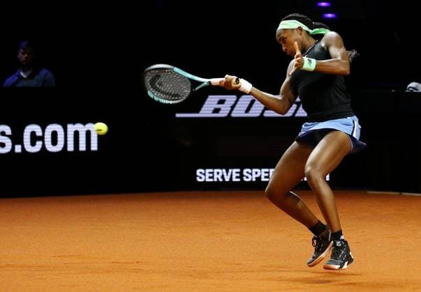 19.04.2023, Deutschland, Stuttgart, Porsche Tennis Grand Prix 2023, Coco Gauff (USA)