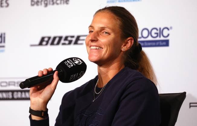 19.04.2023, Deutschland, Stuttgart, Porsche Tennis Grand Prix 2023, Karolina Pliskova (CZE)