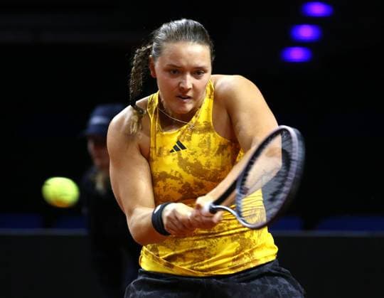 19.04.2023, Deutschland, Stuttgart, Porsche Tennis Grand Prix 2023, Jule Niemeier (GER)