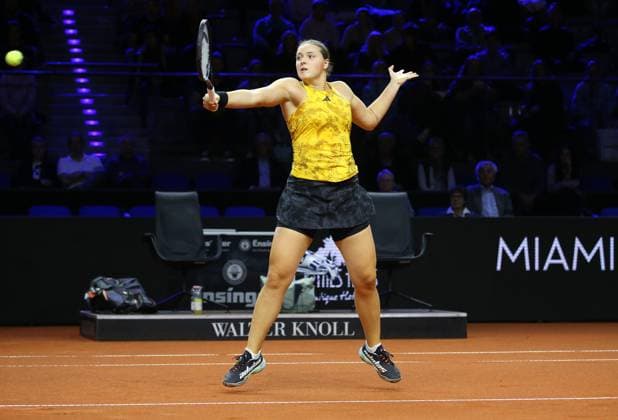 19.04.2023, Deutschland, Stuttgart, Porsche Tennis Grand Prix 2023, Jule Niemeier (GER)