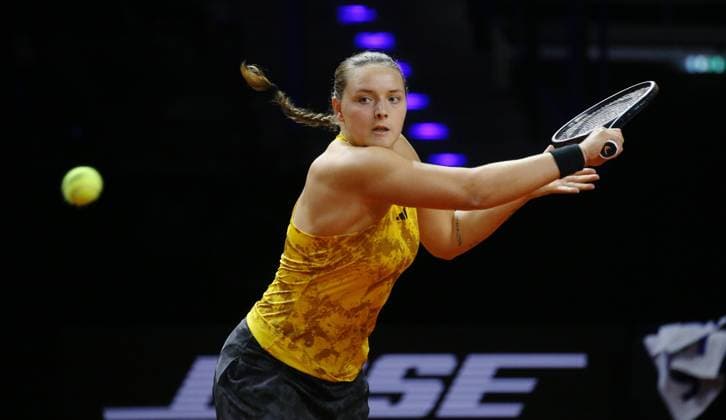 19.04.2023, Deutschland, Stuttgart, Porsche Tennis Grand Prix 2023, Jule Niemeier (GER)