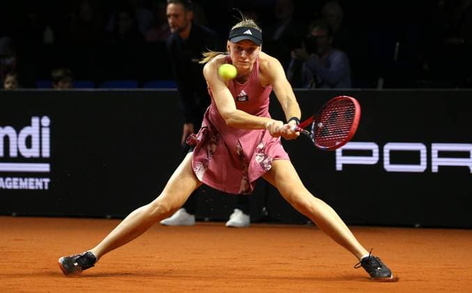 19.04.2023, Deutschland, Stuttgart, Porsche Tennis Grand Prix 2023, Elena Rybakina