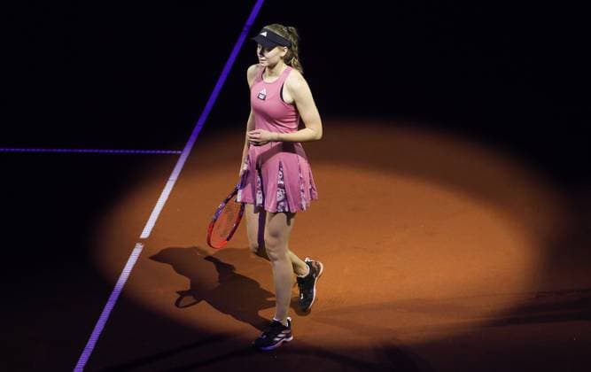 19.04.2023, Deutschland, Stuttgart, Porsche Tennis Grand Prix 2023, Elena Rybakina