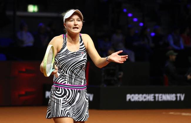 19.04.2023, Deutschland, Stuttgart, Porsche Tennis Grand Prix 2023, Barbora Krejcikova