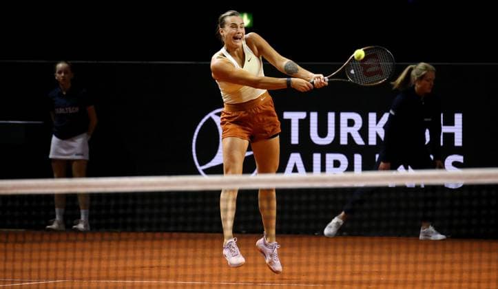 19.04.2023, Deutschland, Stuttgart, Porsche Tennis Grand Prix 2023, Aryna Sabalenka