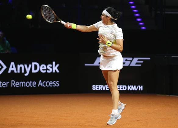 19.04.2023, Deutschland, Stuttgart, Porsche Tennis Grand Prix 2023, Ons Jabeur (TUN)