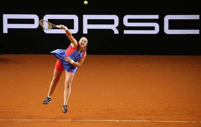 19.04.2023, Deutschland, Stuttgart, Porsche Tennis Grand Prix 2023, Jelena Ostapenko