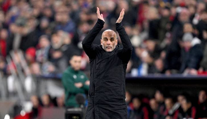FUSSBALL CHAMPIONS LEAGUE SAISON 2022 2023 Viertelfinal Rueckspiel FC Bayern Muenchen - Manchester City 19.04.2023 Trainer Josep Guardiola (Manchester City)