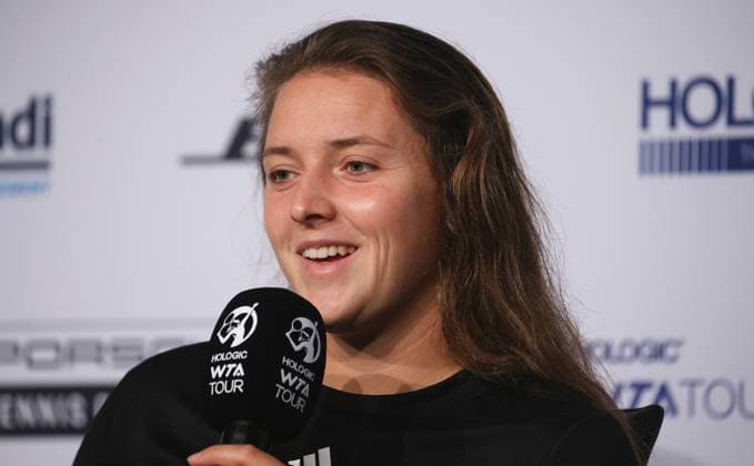 19.04.2023, Deutschland, Stuttgart, Porsche Tennis Grand Prix 2023, Jule Niemeier (GER)