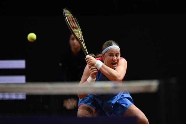 Tennis, WTA-Turnier in Stuttgart Porsche Tennis Grand Prix Jelena Ostapenko, LAT
