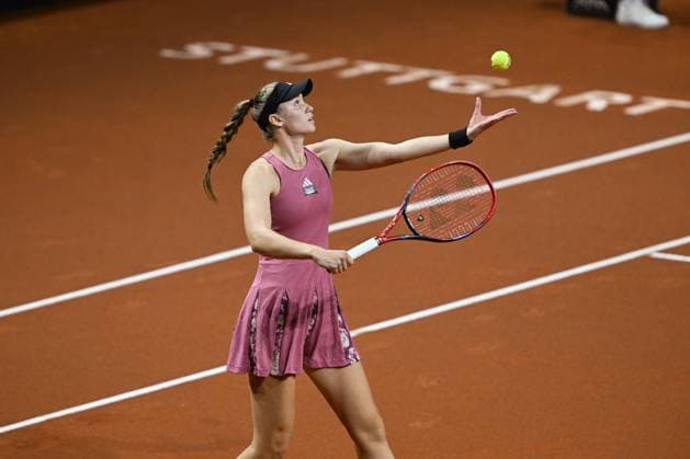 Tennis, WTA-Turnier in Stuttgart Porsche Tennis Grand Prix Elena Rybakina, KAZ