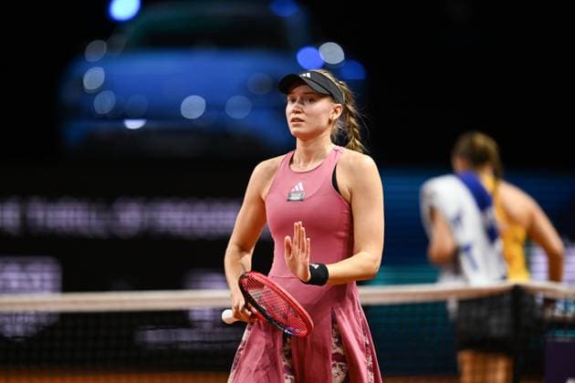 Tennis, WTA-Turnier in Stuttgart Porsche Tennis Grand Prix Elena Rybakina, KAZ