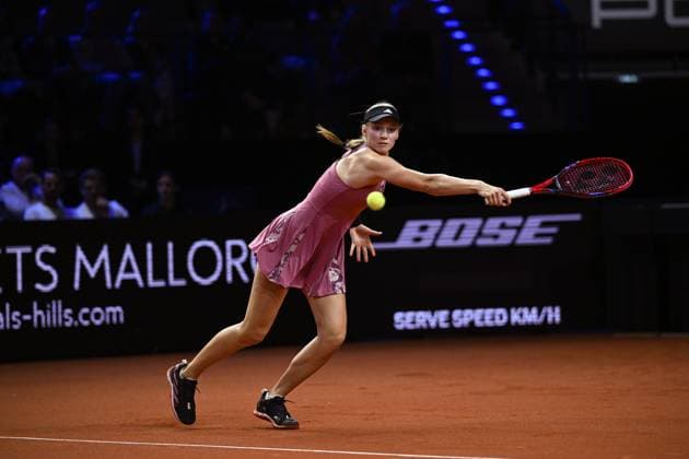 Tennis, WTA-Turnier in Stuttgart Porsche Tennis Grand Prix Elena Rybakina, KAZ