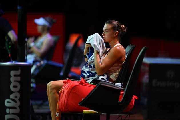Tennis, WTA-Turnier in Stuttgart Porsche Tennis Grand Prix Aryna Sabalenka, BLR