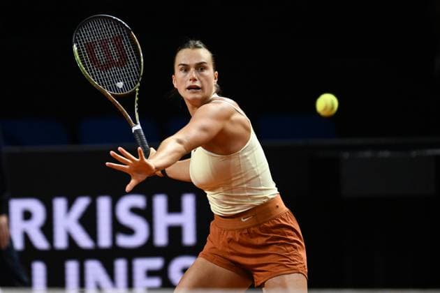 Tennis, WTA-Turnier in Stuttgart Porsche Tennis Grand Prix Aryna Sabalenka, BLR