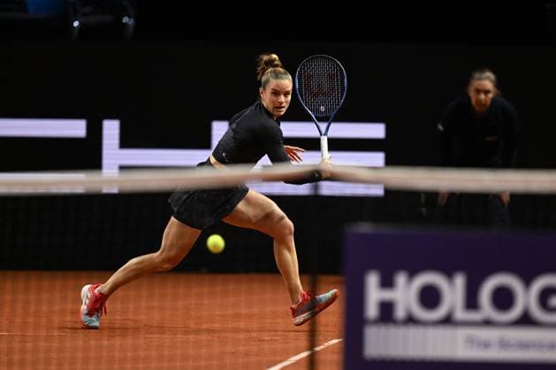 Tennis, WTA-Turnier in Stuttgart Porsche Tennis Grand Prix Maria Sakkari, GRE