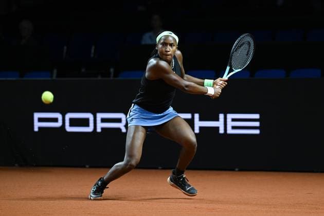 Tennis, WTA-Turnier in Stuttgart Porsche Tennis Grand Prix Coco Gauff, USA
