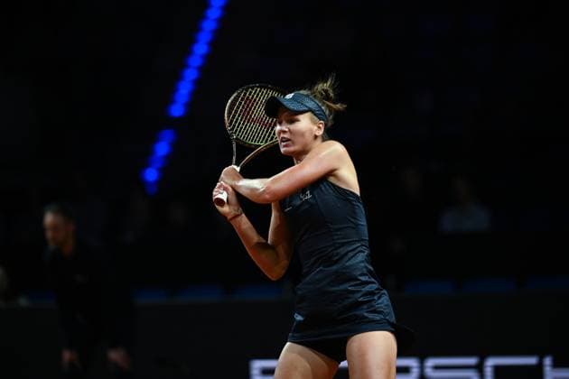 Tennis, WTA-Turnier in Stuttgart Porsche Tennis Grand Prix Veronika Kudermetova, RUS