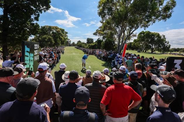 Sport Bilder des Tages GOLF LIV TOUR ADELAIDE, Ian Poulter of the Majesticks during LIV Golf Adelaide at the Grange Golf Club in Adelaide, Friday, April 21, 2023. ( NO ARCHIVING, EDITORIAL USE ONLY, NO USE IN BOOKS WITHOUT CONSENT ADELAIDE SOUTH AUSTRALIA AUSTRALIA  Copyright: xMATTxTURNERx 20230421001788982213