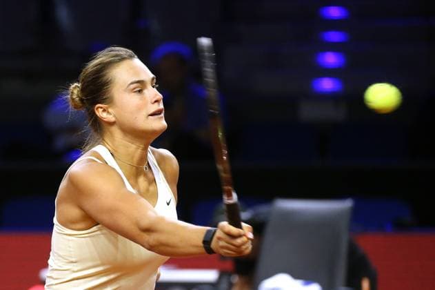 21.04.2023, Deutschland, Stuttgart, Porsche Tennis Grand Prix 2023, Aryna Sabalenka