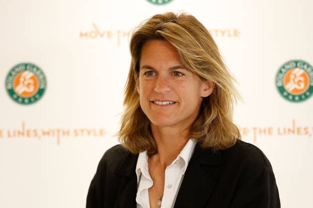 Paris 21.04.2022, Tennis, Pressekonferenz French Open 2023 Roland-Garros , FRA, Paris, Roland Garros Bild: v. li. Turnierdirektorin Amelie Mauresmo während der Pressekonferenz im Vorfeld des Turniers teil, um die diesjährigen French Open in Roland Garros zu eröffnen Copyright: HMBxMedia AntonioxBorga