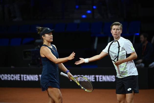 Tennis, WTA-Turnier in Stuttgart, Desiree Krawczyk und Demi Schwurs holen Doppel-Titel Porsche Tennis Grand Prix Desiree Krawczyk, USA, Demi Schwurs, NED