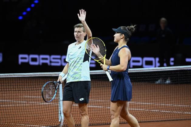Tennis, WTA-Turnier in Stuttgart, Desiree Krawczyk und Demi Schwurs holen Doppel-Titel Porsche Tennis Grand Prix Desiree Krawczyk, USA, Demi Schwurs, NED