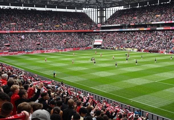 23.04.2023, Cologne, Germany, Rhein-Energie-Stadium, 1. FC Koeln vs Eintracht Frankfurt - Frauen Bundesliga, Fans 1. FC Koeln Innenansicht (Foto Ralf Treese, Ralf Treese) DFB DFL REGULATIONS PROHIBIT ANY USE OF PHOTOGRAPHS AS IMAGE SEQUENCES AND OR QUASI-VIDEO. Cologne Rhein-Energie-Stadium North Rhine-Westphalia Germany *** 23 04 2023, Cologne, Germany, Rhein Energie Stadium, 1 FC Koeln vs Eintracht Frankfurt Frauen Bundesliga, Fans 1 FC Koeln Interior Photo Ralf Treese, Ralf Treese DFB DFL REGULATIONS PROHIBIT ANY USE OF PHOTOGRAPHS AS IMAGE SEQUENCES AND OR QUASI VIDEO Cologne Rhein Energie Stadium North Rhine Westphalia Germany  521_KOESGE20230423_004 Treese-521