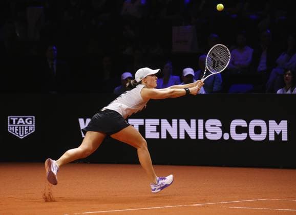 23.04.2023, Deutschland, Stuttgart, Porsche Tennis Grand Prix 2023 Finale, Iga Swiatek (POL)