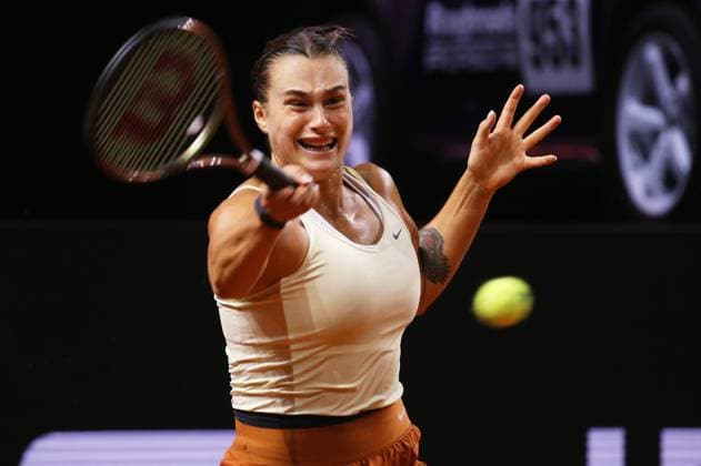 23.04.2023, Deutschland, Stuttgart, Porsche Tennis Grand Prix 2023 Finale, Aryna Sabalenka