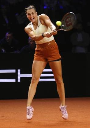 23.04.2023, Deutschland, Stuttgart, Porsche Tennis Grand Prix 2023 Finale, Aryna Sabalenka