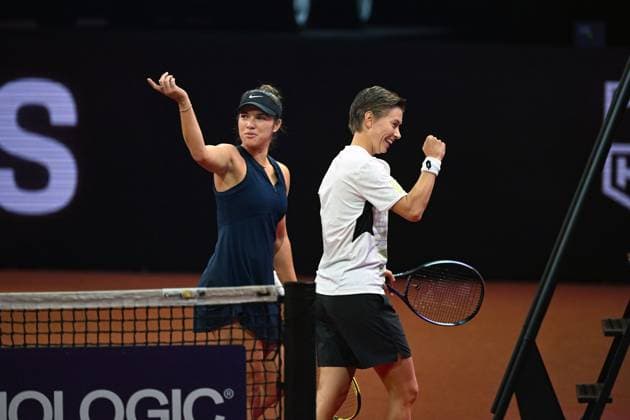 Tennis, WTA-Turnier in Stuttgart, Desiree Krawczyk und Demi Schwurs holen Doppel-Titel Porsche Tennis Grand Prix Desiree Krawczyk, USA, Demi Schwurs, NED