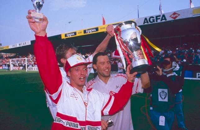 BRUGGE, 07 06 1992 BELGIAN CUP FINAL ANTWERP VS KV MECHELEN Philippe Crochet BELGIAN CUP FINAL ANTWERP VS KV MECHELEN PhotoNews Panoramic 
