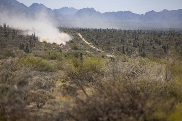 200 LOEB Sebastien (fra), LURQUIN Fabian (bel), Bahrain Raid Xtreme, Prodrive Hunter, FIA W2RC, action during the Stage 2 of the Sonora Rally 2023, 3rd round of the 2023 World Rally-Raid Championship, between Hermosillo and Penasco on April 25th, 2023 in Penasco, Mexico - AUTO - W2RC - SONORA RALLY 2023 DPPI Panoramic  05323003__DE_7184(1)