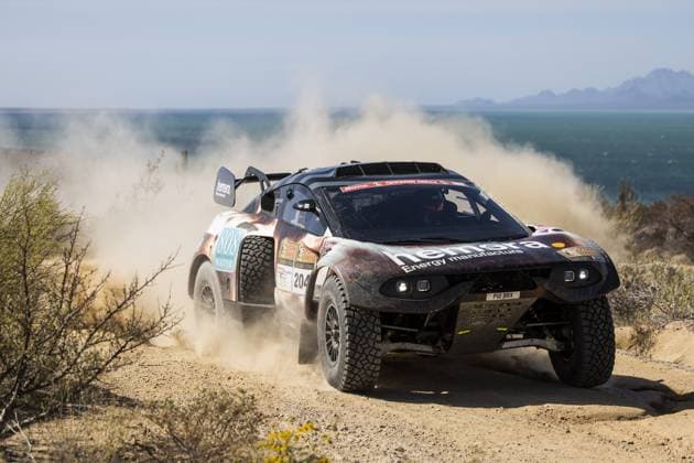 2204 CHICHERIT Guerlain (fra), WINOCQ Alex (fra), GCK Motorsport, Prodrive Hunter, FIA W2RC, action during the Stage 2 of the Sonora Rally 2023, 3rd round of the 2023 World Rally-Raid Championship, between Hermosillo and Penasco on April 25th, 2023 in Penasco, Mexico - AUTO - W2RC - SONORA RALLY 2023 DPPI Panoramic  05323003__DE_7272