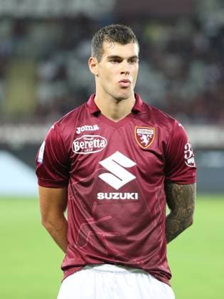 italian soccer Serie A match - Torino FC vs US Lecce Pietro Pellegri (Torino FC) during Torino FC vs US Lecce, italian soccer Serie A match in Turin, Italy, September 05 2022 Turin Olimpico Grande Torino stadium Italy Copyright: xClaudioxBenedettox xLiveMediax