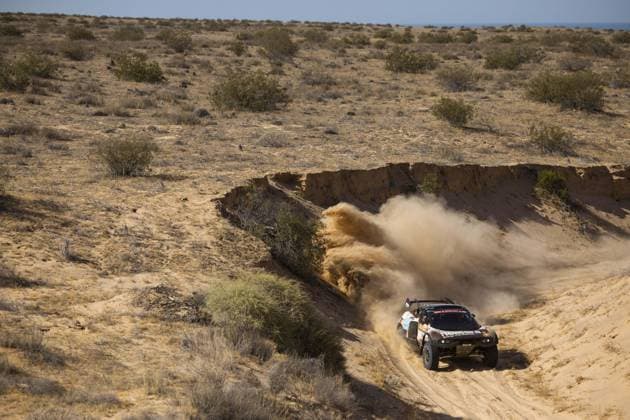 204 CHICHERIT Guerlain (fra), WINOCQ Alex (fra), GCK Motorsport, Prodrive Hunter, FIA W2RC, action during the Stage 3 of the Sonora Rally 2023, 3rd round of the 2023 World Rally-Raid Championship, around Penasco on April 26th, 2023 in Penasco, Mexico - AUTO - W2RC - SONORA RALLY 2023 DPPI Panoramic  05323003__DE_8039