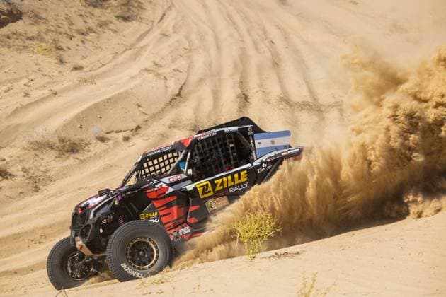307 ZILLE David (arg), CESANA Sebastian (arg), South Racing Can-Am, BRP, FIA W2RC, action during the Stage 3 of the Sonora Rally 2023, 3rd round of the 2023 World Rally-Raid Championship, around Penasco on April 26th, 2023 in Penasco, Mexico - AUTO - W2RC - SONORA RALLY 2023 DPPI Panoramic  05323003__DE_8192