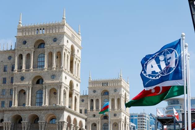 Track impression, F1 Grand Prix of Azerbaijan at Baku City Circuit on April 27, 2023 in Baku, Azerbaijan. (Photo by HOCH ZWEI) Baku Azerbaijan